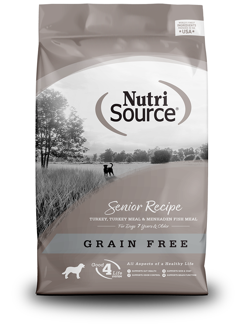 NutriSource Dry Dog Food Grain-Free Senior Recipe
