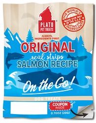 Plato On The Go Salmon Strips 0.7oz Bag