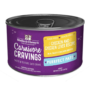 Stella & Chewy's Wet Cat Food Carnivore Cravings Purrfect Paté Chicken & Chicken Liver Recipe