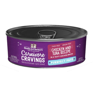 Stella & Chewy's Wet Cat Food Carnivore Cravings Purrfect Paté Chicken & Tuna Recipe