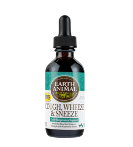 Earth Animal Organic Herbal Remedy - Cough, Wheeze & Sneeze 2 fl oz