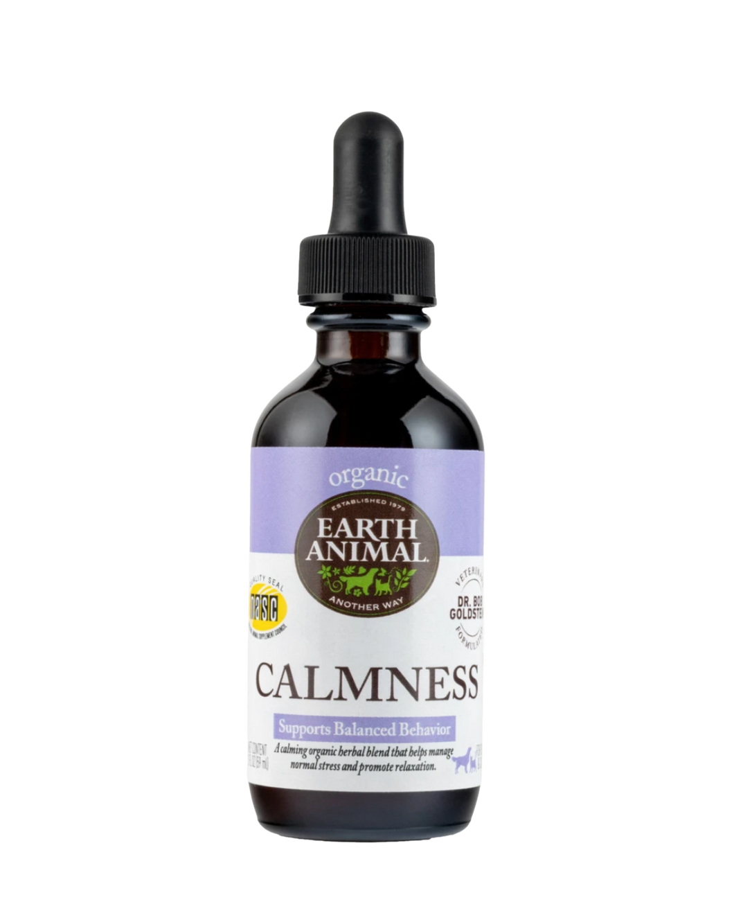 Earth Animal Organic Herbal Remedy - Calmness 2 fl oz