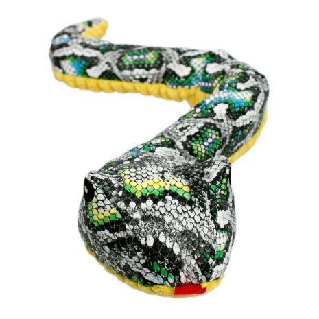 Tall Tails Plush Crunch Dog Toy - Snake Toy 23