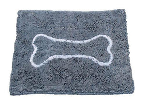 Soggy Doggy Doormat Gray/White Bone - Large 26"x36"