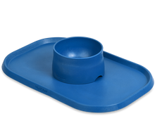 Load image into Gallery viewer, West Paw Seaflex Dog Feeding Mat - Marine Blue