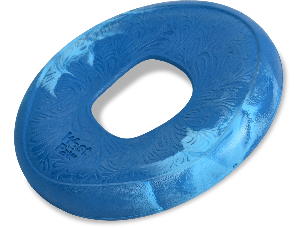 West Paw Seaflex Dog Toy - Sailz - Surf Blue
