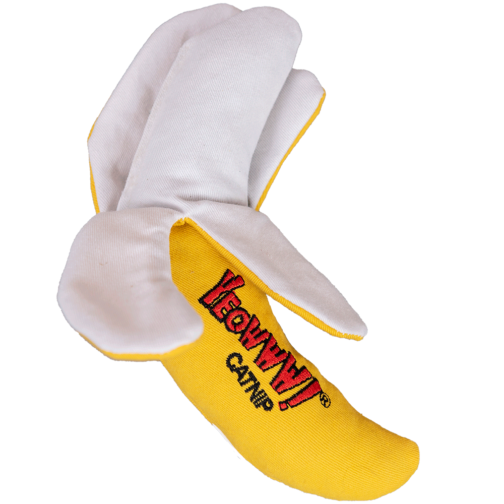 Yeowww! Banana Peeled Cat Toy