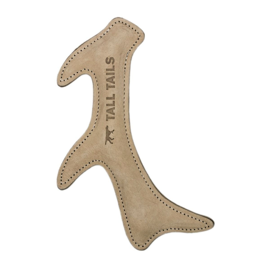 Tall Tails Natural Leather Dog Toy - Antler 11