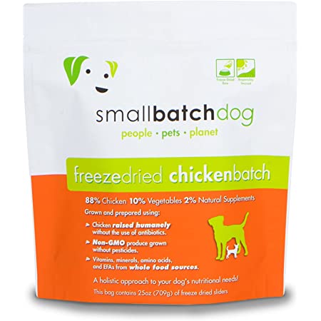 SmallBatch Freeze-Dried Dog Food - Chicken Sliders 25oz Bag