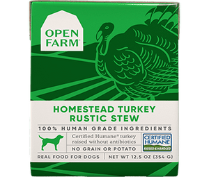 Open Farm Wet Dog Food Rustic Blend Homestead Turkey 12.5oz Tetra Single