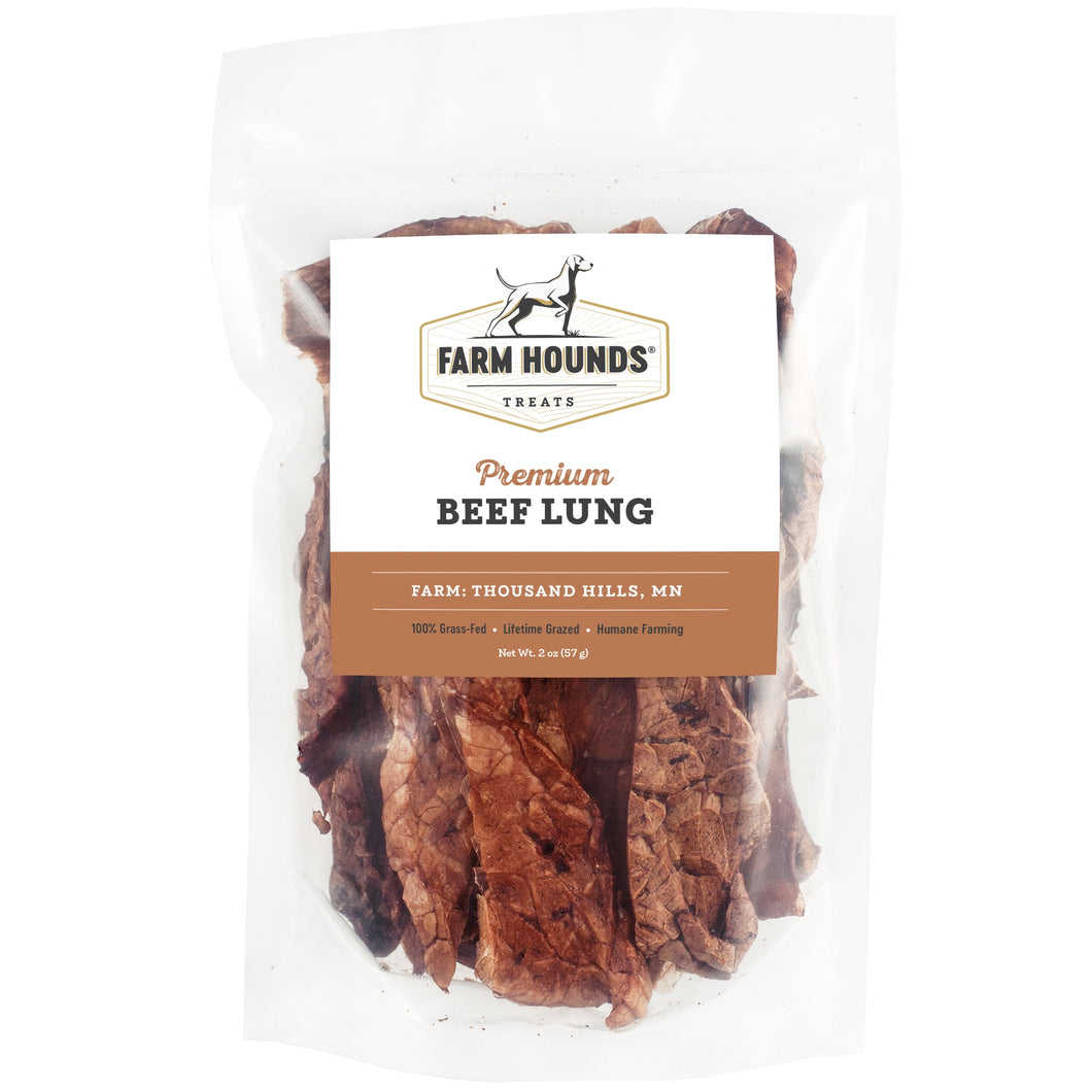 Farm Hounds Beef Lung 2oz Bag
