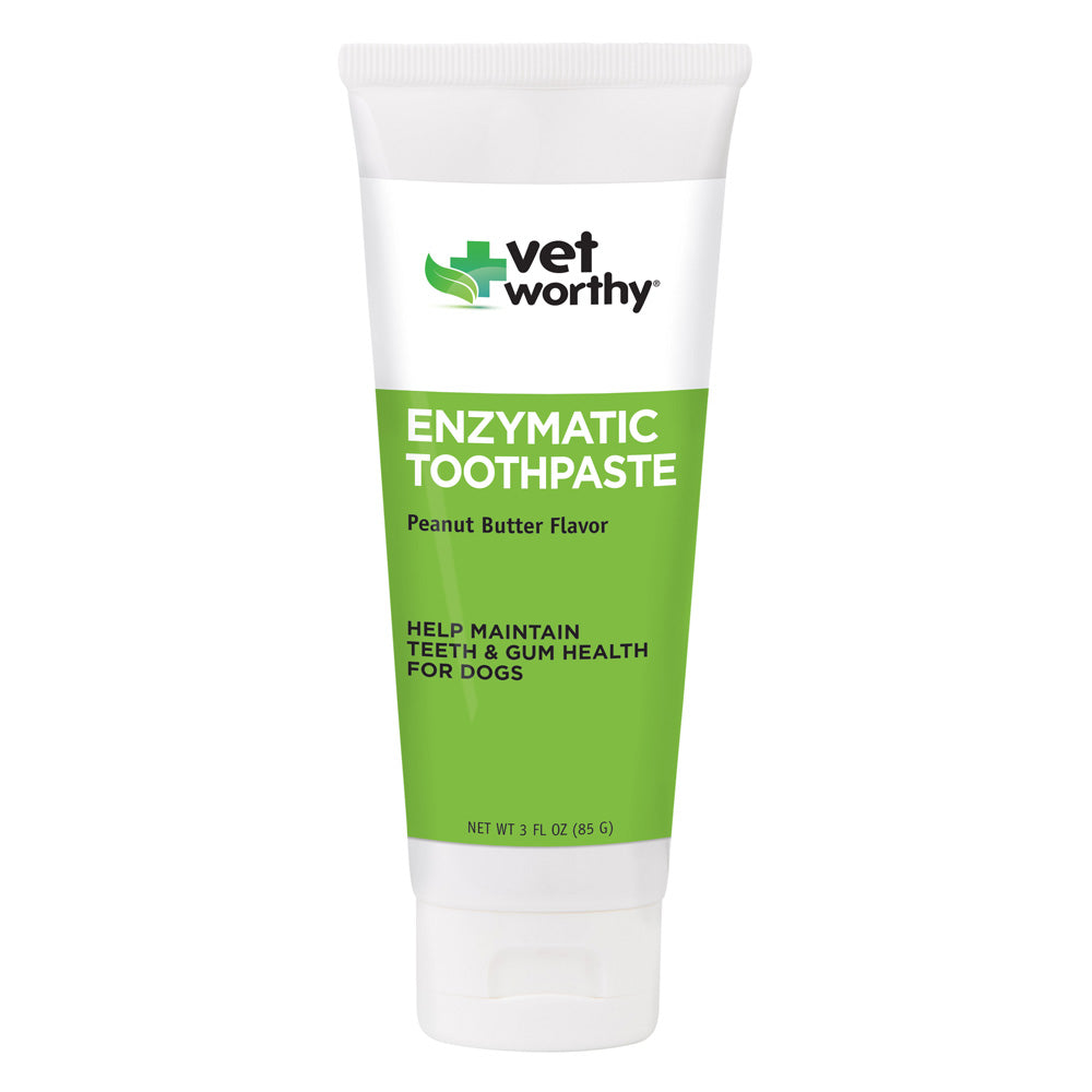 Vet Worthy Enzymatic Toothpaste Peanut Butter Flavor 3oz tube
