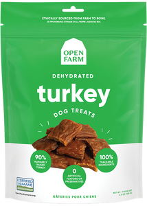 Open Farm Dehydrated Dog Treats Turkey 4.5oz Bag