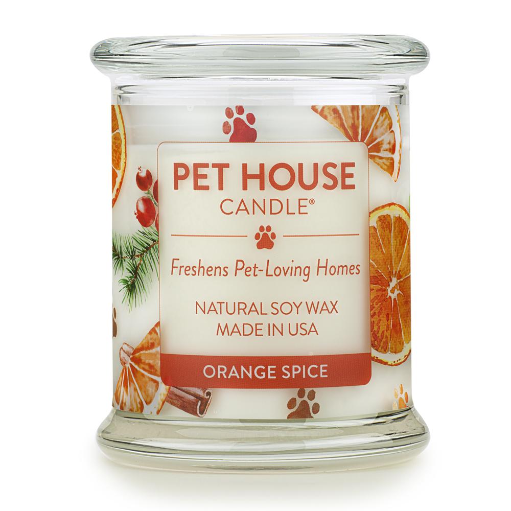 One Fur All Pet House 9oz Candle - Orange Spice