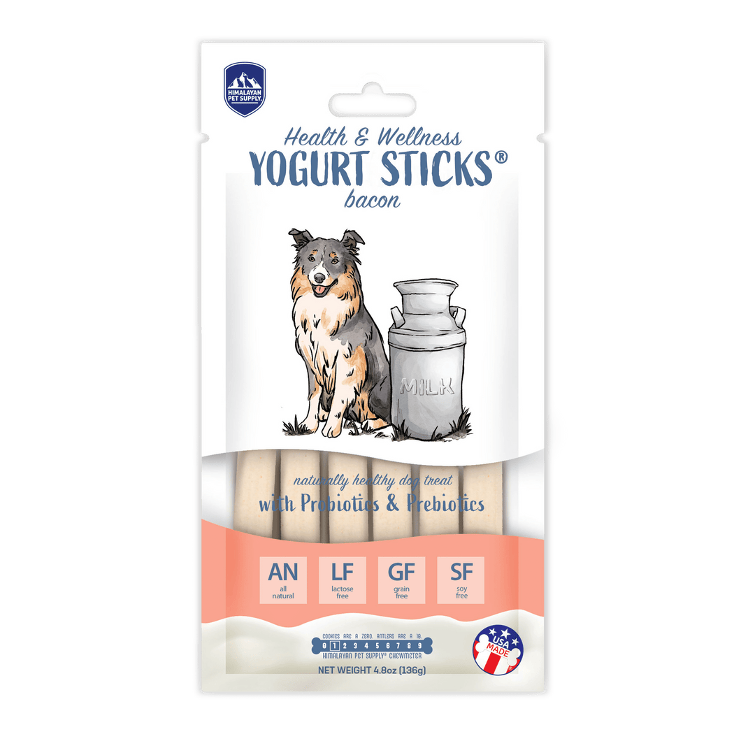 Himalayan Pet Supply Dog Chew - Yogurt Sticks Bacon 4oz Bag