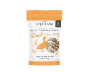 Green Juju Freeze-Dried Whole Food Bites - Duck Orange