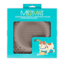 Load image into Gallery viewer, Messy Mutts Silicone Therapeutic Lick Bowl Mat 10&quot; - Grey
