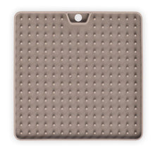 Load image into Gallery viewer, Messy Cats Silicone Reversible Interactive Feeding and Licking Mat, 5.5&quot; x 5.5&quot; - Grey