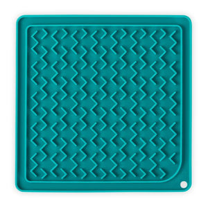 Messy Mutts Silicone Therapeutic Licking Mat 8" x 8" - Blue, Green or Watermelon