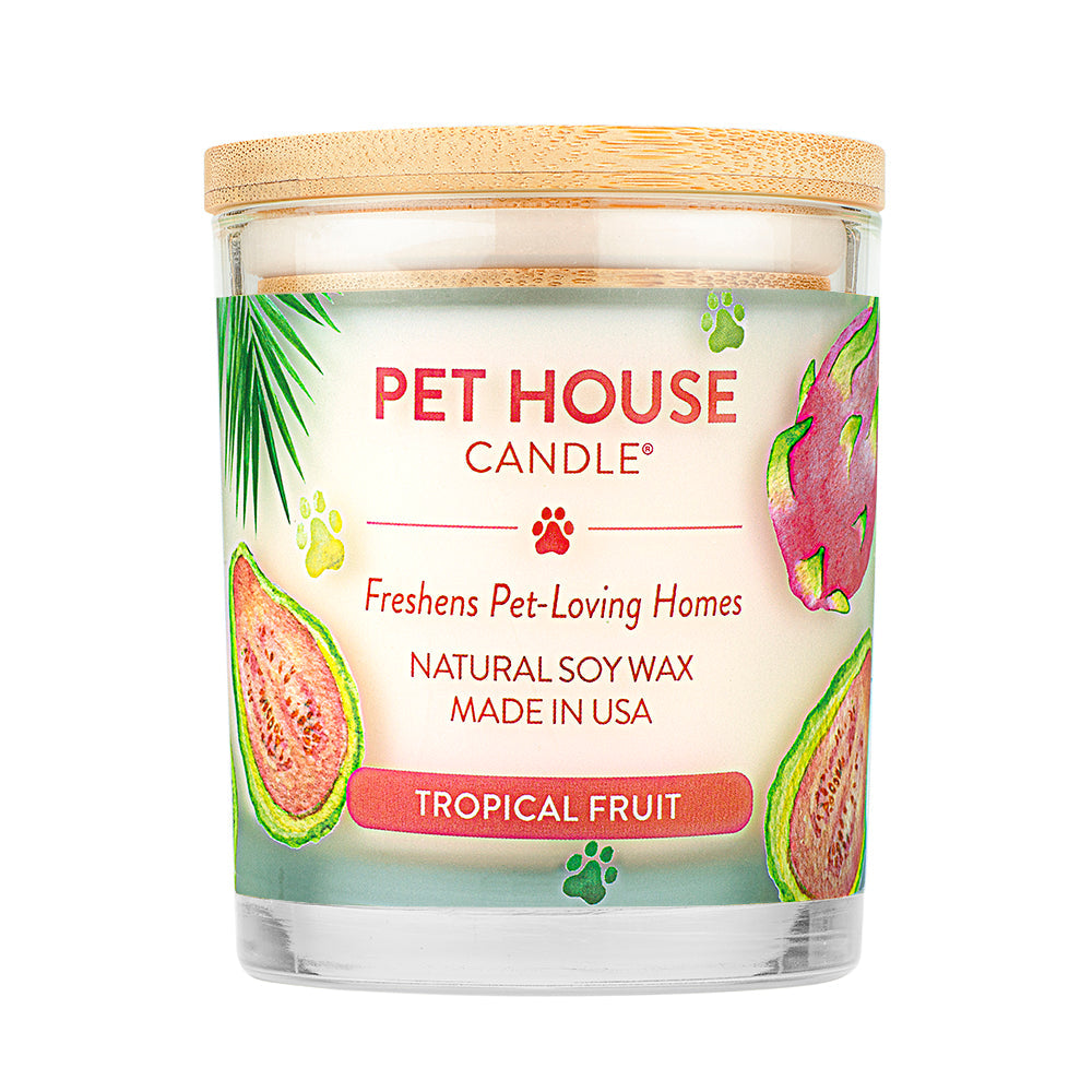 One Fur All Pet House 9oz Candle - Tropical Fruit