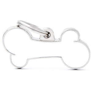 My Family USA Pet Tag - Apoxie Bone "Classic" - White - XL