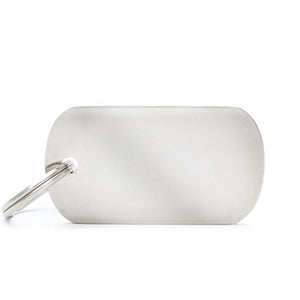 My Family USA Pet Tag - Basic Chrome - Military - Small