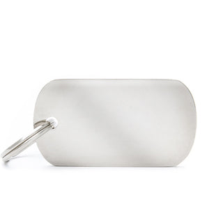 My Family USA Pet Tag - Basic Chrome - Military - Small