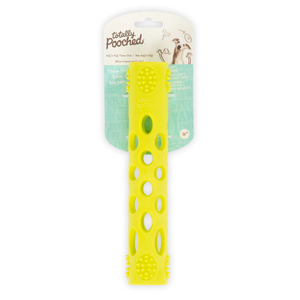Messy Mutts Totally Pooched Huff'n Puff Stick Foam Rubber 10" - Green