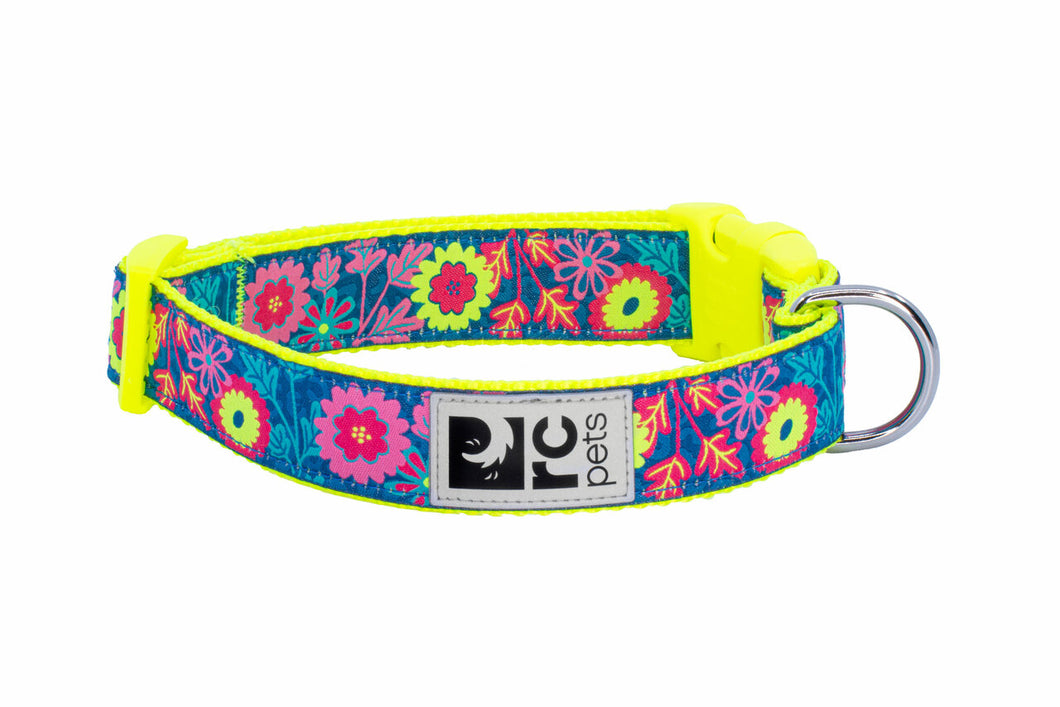 RC Pets Patterned Dog Clip Collar - Flower Power