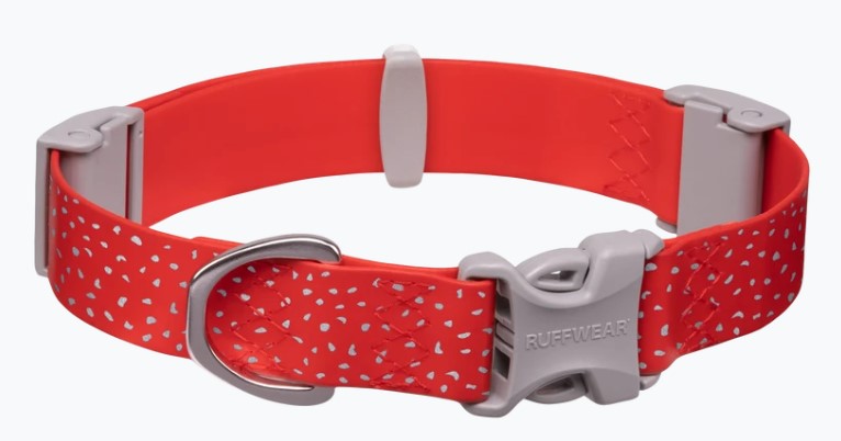 Ruffwear Confluence Waterproof Collar - Red Sumac