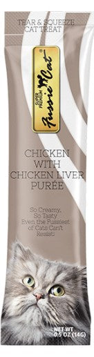Fussie Cat Purée - Chicken with Chicken Liver 4pk 2oz Bag