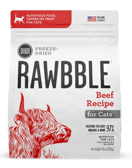 Bixbi RAWBBLE® Freeze-Dried Cat Food Beef Recipe