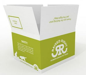Raised Right Adult Dog Recipe - Pork 6lb Frozen Bulk Box