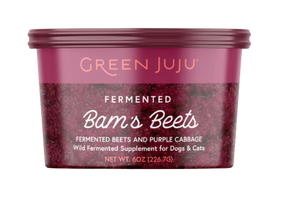 Green Juju Frozen Bam's Fermented Beets & Cabbage 6oz Tub