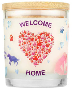 One Fur All Pet House 9oz Candle - Welcome Home