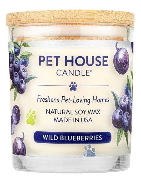 One Fur All Pet House 9oz Candle - Wild Blueberries