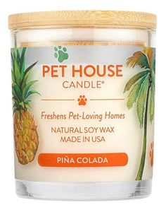 One Fur All Pet House 9oz Candle - Pina Colada