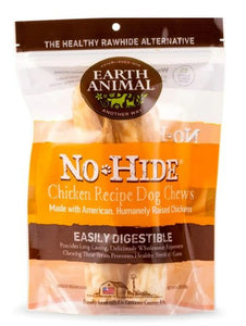 Earth Animal No-Hide Chews Packages - Chicken 7" 2pk