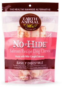 Earth Animal No-Hide Chews Packages - Salmon 7" 2pk