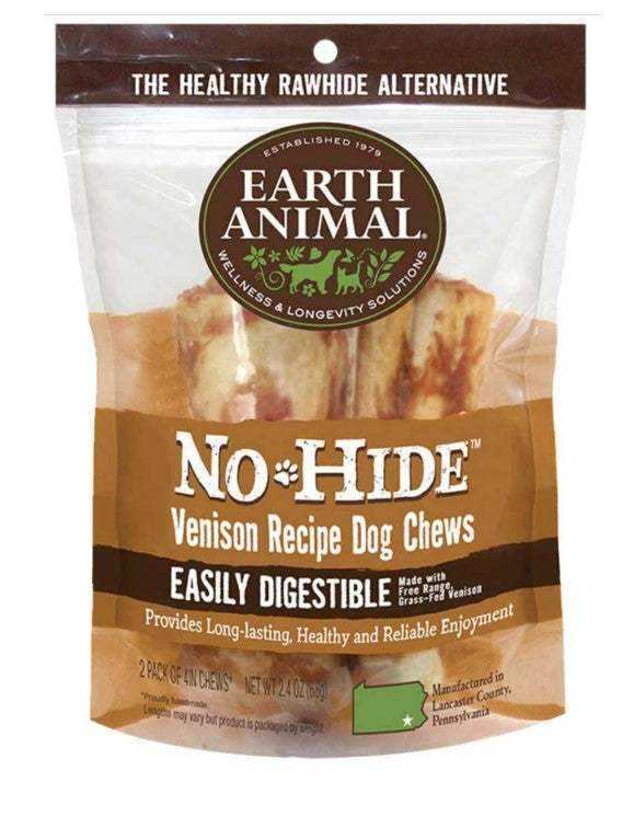 Earth Animal No-Hide Chews Packages - Venison 4