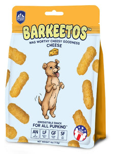 Himalayan Pet Supply Dog Treats Barkeetos Cheese Flavored 3oz Bag