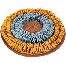 Load image into Gallery viewer, Injoya Snuffle Feeding Mat - Cookie - Blue/Orange