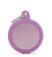 My Family USA Pet Tag - Silencer Integrated "Hushtag" - Pink Circle Aluminum Pink Rubber - Large