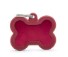 My Family USA Pet Tag - New "Hushtag" - Red Bone Aluminum Red Rubber - XL