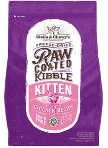 Stella & Chewy's Dry Cat Food Raw Coated Kitten Cage-Free Chicken Recipe