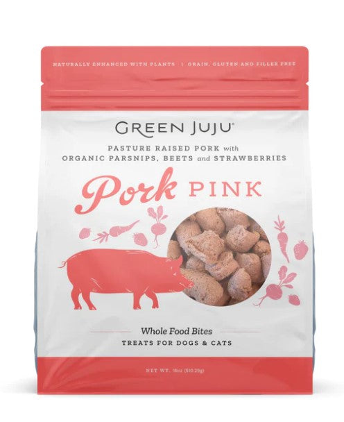 Green Juju Freeze-Dried Whole Food Bites - Pork Pink