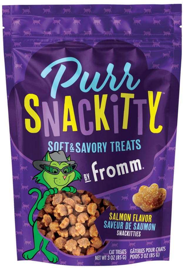 Fromm Cat Treats Purrsnackitty Salmon 3oz Bag