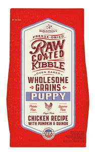 Stella & Chewy's Dry Dog Food Raw Coated Wholesome Grains Puppy Chicken Recipe with Pumpkin & Quinoa