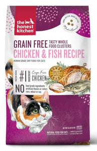 The Honest Kitchen Cat Clusters  - Grain Free Chicken & Fish Recipe