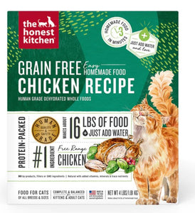 The Honest Kitchen Dehydrated Cat Food Grain-Free Chicken Recipe